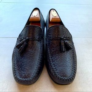 Moreschi Black Calfskin Loafers - 10.5